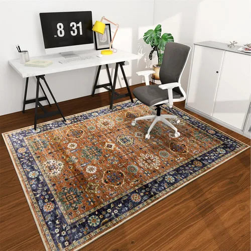 Miniatura 32 de chakme Tapete para silla de oficina para suelo de madera dura, 48 x 36 pulgadas, protector de escritorio de computadora de fácil deslizamiento