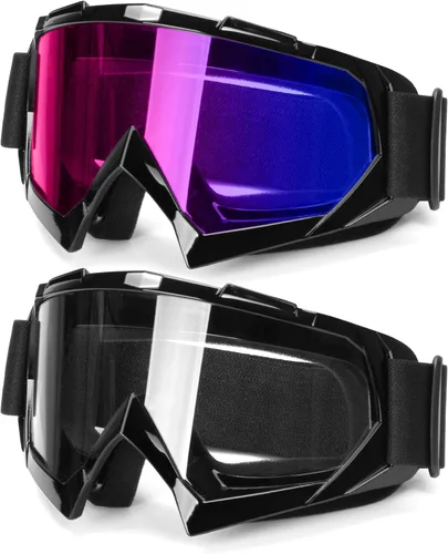 Miniatura 5 de JAGASOL DOT - Casco de motocross todoterreno para motocross, gafas JAGASOL Dirt Dike, gafas de esquí
