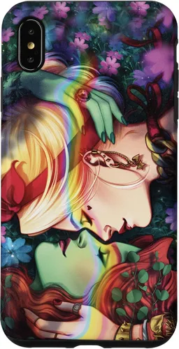 Miniatura 11 de iPhone 16 DC Comics Pride Harley Quinn & Poison Ivy Nose Touch Case
