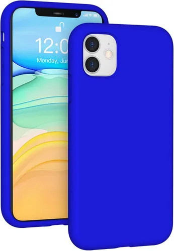 Miniatura 52 de Funda de silicona líquida compatible con iPhone 11 (6.1 pulgadas), cubierta de goma de gel de protección completa con forro de microfibra suave