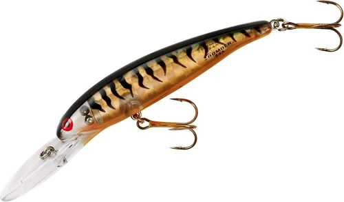 Miniatura 41 de Bomber Señuelos Long A Slender Minnow Jerbait Señuelo de Pesca a rayas (Baby Striper)