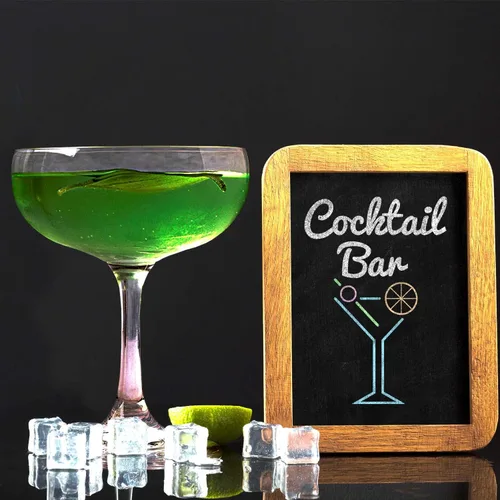Miniatura 2 de Season STORY Coupe - Juego de 2 copas de cóctel (8 onzas), juego de champán de cristal para beber martini, margarita, cócteles, vasos de tallo