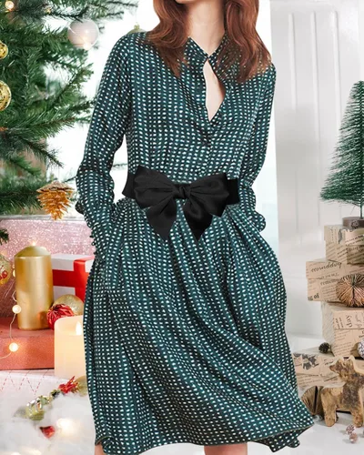 Miniatura 18 de TeeYee Lindo cinturón elástico ancho para mujer, cinturón de lazo elástico para fiesta de Navidad, vestidos casuales a juego para mujer