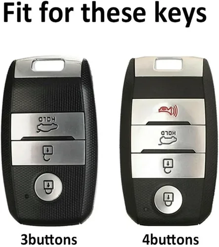 Miniatura 2 de GAGALU 3/4 Botones TPU Shell Fob Holder Llavero para Kia Rio Rio5 Sportage R K3 KX3 K4 K5 para Ceed Sorento Cerato Optima Car Key Cover Case