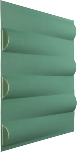Miniatura 11 de Ekena Millwork 19 5/8 pulgadas de ancho x 19 5/8 pulgadas de alto, Naomi EnduraWall decorativo 3D panel de pared, Satin Hunt Club Verde