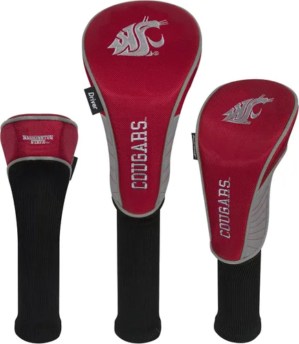 Miniatura 2 de Collegiate juego de tres protectores de palos de golf
