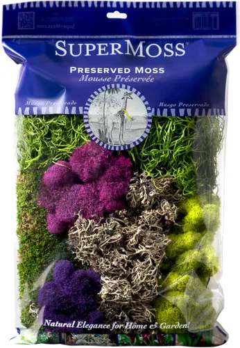 Miniatura 7 de SuperMoss (23302) Mezcla de musgo – Musgo decorativo de alta calidad para manualidades, terrarios, decoración de bodas y mesa, 80.75 pulgadas Vermont