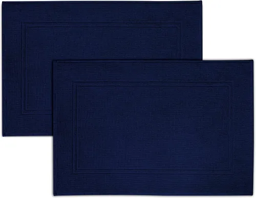 Miniatura 10 de Tens Towels Paquete de 2 alfombrillas de baño 100% algodón, 20 x 32 pulgadas, súper absorbentes, toallas de piso de calidad hotelera premium