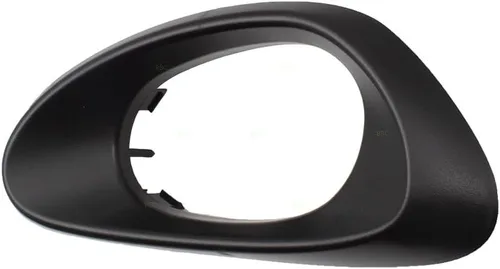 Miniatura 2 de Brock Reemplazo de pasajeros Interior delantero Interior Manija de puerta Bisel negro texturizado compatible con 02-09 Trailblazer y 02-06 EXT