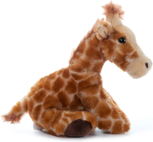 Miniatura 5 de The Petting Zoo Peluche de jirafa, regalos para niños, animales salvajes del zoológico Onez, juguete de peluche de jirafa de 9 pulgadas
