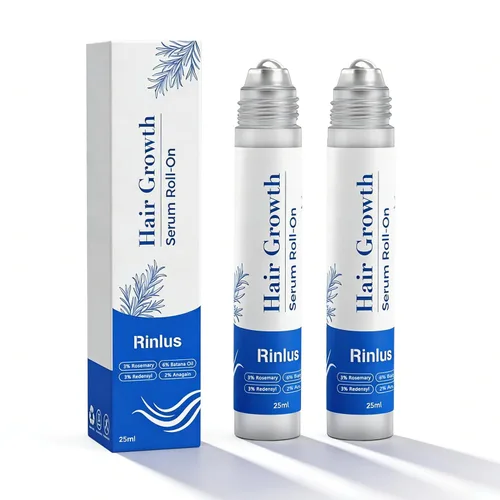 Rollo de suero para el crecimiento del cabello, 3% romero, 6% aceite de batana, 3% redensyl y 2% nuevamente, sin enjuague, absorción rápida, para 2