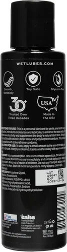 Miniatura 2 de Wet Lubricante híbrido Gold de silicona y a base de agua Rendimiento duradero, fórmula premium Fabricado sin glicerina ni parabenos Lubricante