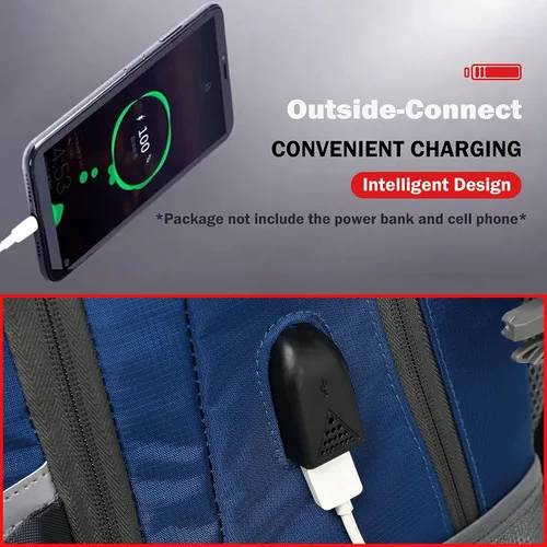 Miniatura 4 de ProEtrade - Mochila para escuela, universidad, estudiantes, viajes, negocios, con puerto de carga USB, Gratis