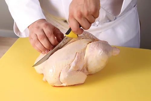 Miniatura 7 de Mercer Culinary Millennia Colors - Cuchillo para deshuesar, curvado, 6 pulgadas, amarillo