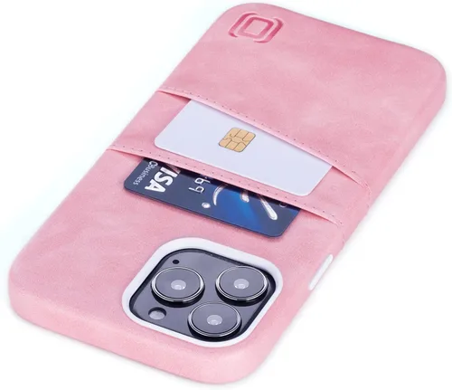 Miniatura 20 de Dockem Funda tipo cartera para iPhone 13 con placa de metal integrada para montaje magnético y 2 bolsillos para tarjetas de crédito: Exec M2, piel