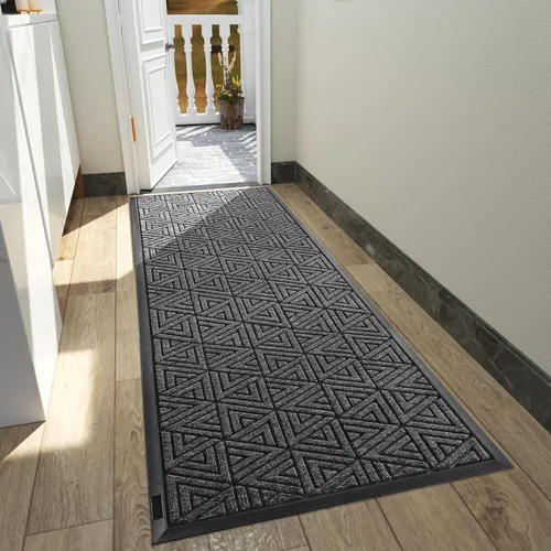 Miniatura 40 de Yimobra Alfombra para Puerta Delantera Exterior Entrada 29.5x17, Impermeable Resistente Alfombras Exteriores para Puerta Delantera, Alfombra