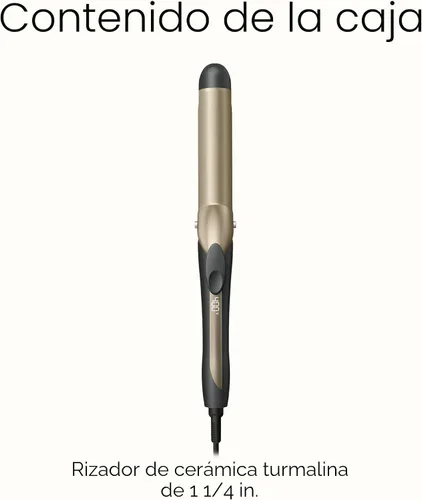 Miniatura 8 de INFINITI PRO Conair - Rizador digital de cerámica de turmalina de 1¼ pulgadas, rizador de pelo digital de barril de 1¼ pulgadas, produce rizos