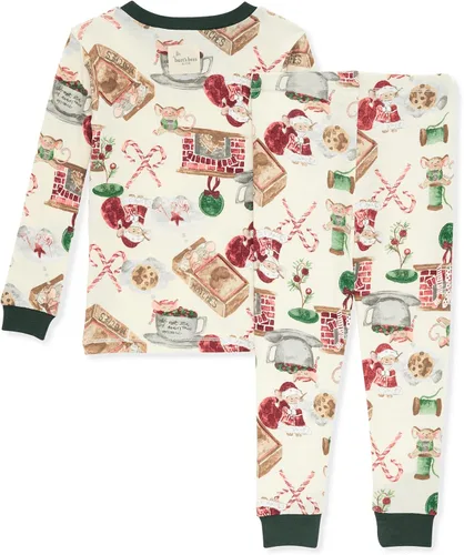 Miniatura 2 de Burt's Bees Baby Conjunto de pijama de 2 piezas con camiseta y pantalón para bebé niña