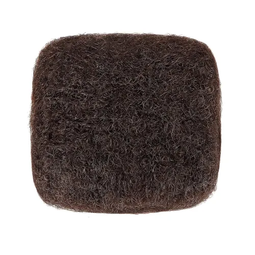 Cabello humano afro rizado a granel para extensiones de rastas, extensiones de reparación, 1.06 oz/paquete de cabello humano rizado afro (8 #2