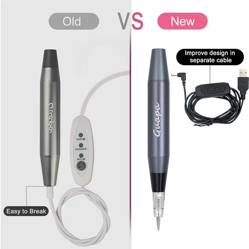 Miniatura 4 de Guapa Microblading máquina de tatuaje eléctrica MST máquina de maquillaje permanente dispositivo de pistola de tatuaje con 50 agujas de cartucho