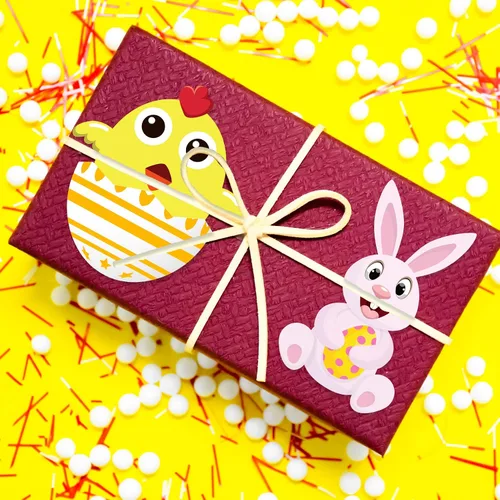 Miniatura 6 de Joy Bang 30 hojas de calcomanías de Pascua para niños, manualidades de Pascua, juegos, actividades, haz tu propio huevo de Pascua, calcomanías