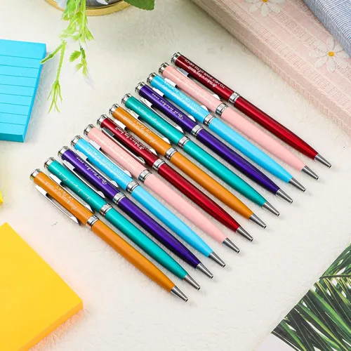 Miniatura 4 de Fuutreo 12 bolígrafos de regalo para profesores de fin de año, regalos de agradecimiento a granel, bolígrafos negros con regalos de agradecimiento