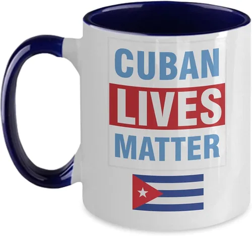 Miniatura 3 de Cafecito de Cuba taza de café - Las vidas Cubanas importan - Soy Cuba