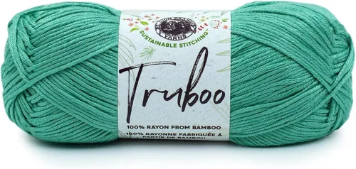 Miniatura 13 de (1 Madeja) Lion Brand Yarn Truboo Yarn, Aguamarina