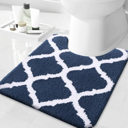 Miniatura 40 de OLANLY Alfombras de baño de 24 x 16 pulgadas, microfibra suave y absorbente, antideslizante y peluda, lavable a máquina, tapetes para el suelo
