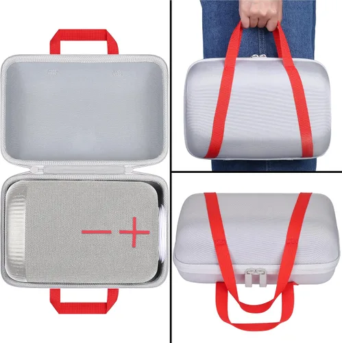 Miniatura 3 de co2CREA Funda rígida compatible con Ultimate Ears UE EPICBOOM Altavoz Bluetooth inalámbrico portátil, funda blanca