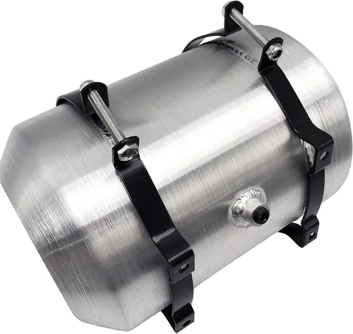 Miniatura 2 de JSD - Tanque de combustible giratorio de llenado central de 2.5 galones, 12" x 8", tanque de gasolina 1/4 NPT para Go Kart