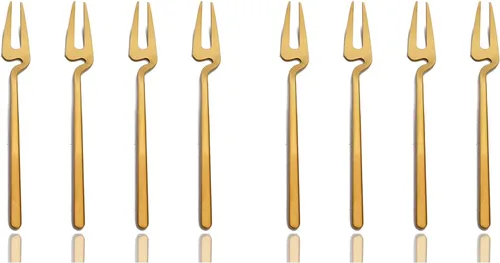 Miniatura 17 de JASHII 8 cucharas de mango largo para colgar, cuchara de té helado, cuchara de café, cucharas agitadoras de acero inoxidable 304 para té, postre