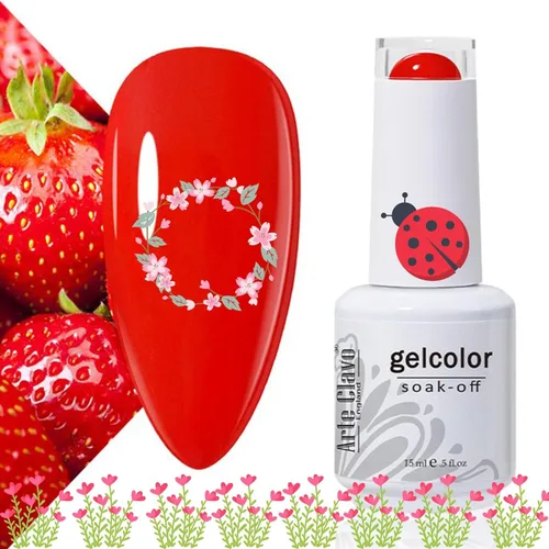 Miniatura 8 de Arte Clavo Esmalte de uñas de gel rosa lechosa de 0.5 fl oz, con luz LED, UV, remojado, transparente, rosa nude, manicura francesa, rosa claro