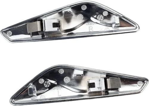 Miniatura 2 de RLB-HILON 1 par de guardabarros delanteros cromados compatibles con BMW X3 F25 X4 F26 2013 a 2017 Año de repuesto # 51117338569 51117338570