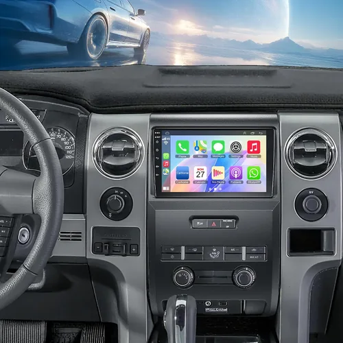 Miniatura 8 de Para Ford F150 2009 2010 2011 2012 Android 14 Estéreo de coche de 8 núcleos, 12.1 pulgadas IPS pantalla táctil radio de coche con Carplay