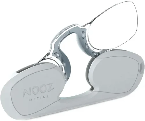 Miniatura 5 de NOOZ Armless Reading Glasses for Women & Men – Ultra-Lightweight 6g - Presbyopia Readers with Keychain Case - Rectangular