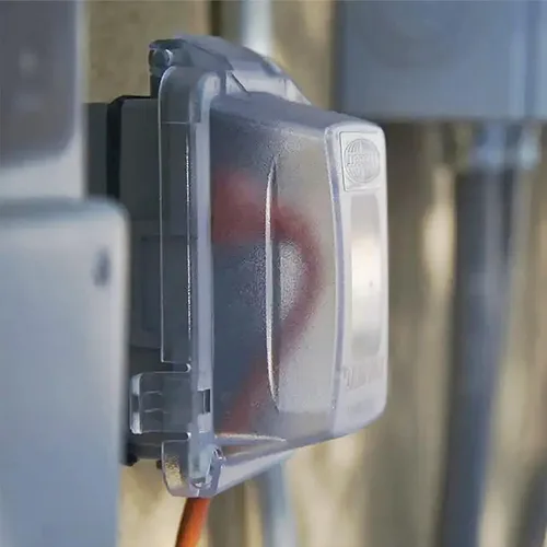 Miniatura 3 de TayMac MM420C - Cubierta de placa de pared de 1 banda no metálica, extra resistente, resistente a la intemperie, de uso en horizontal/vertical