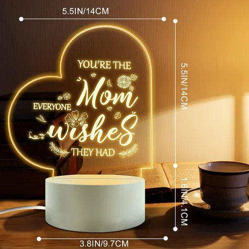 Miniatura 6 de Luz Nocturna de Voleibol para Niños, Lámpara Nocturna 3D con Ilusión, Lámpara de Mesa LED USB con Atenuación Táctil Inteligente, Luces de 7