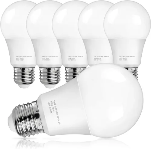 MAXvolador Bombillas LED A21, equivalente a 150 W, luz blanca diurna 5000 K, 2600 lm, base E26, no regulable, bombillas de 19 W, iluminación Blanco