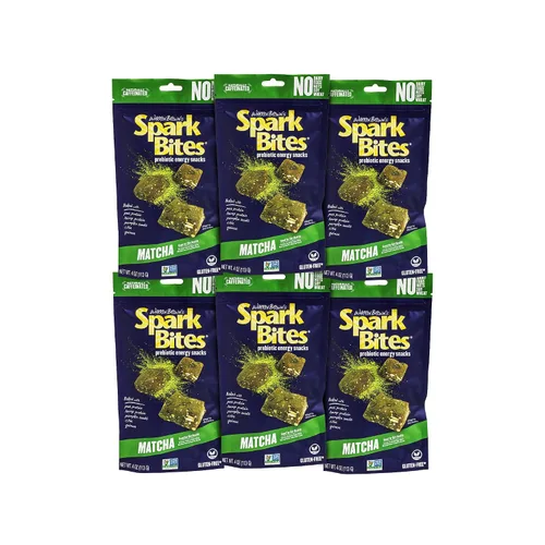 Miniatura 8 de SPARK BITES - Bocadillo energético saludable vegano sin alérgenos con chispas de chocolate (paquete de 6), una liberación constante de energía