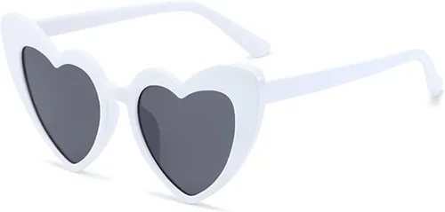 Gafas de sol en forma de corazón para mujer, estilo vintage, estilo retro, estilo Kurt Cobain