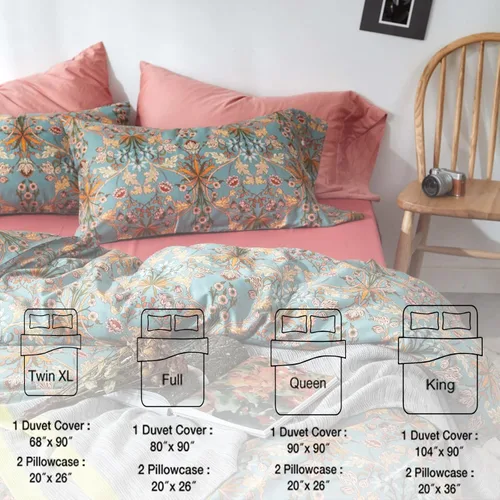 Miniatura 4 de Mixinni Juego de Colcha Reversible, 100% algodón, 3 piezas, diseño elegante bordado, fundas decorativas con bordado suave, Algodón, Patrón 52, King