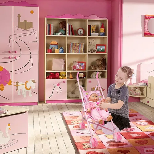 Miniatura 4 de Muñecas para jugar Mi primera muñeca bebé en cochecito, muñeca de cuerpo suave de 16 pulgadas incluida en set de juego divertido para bebés, niños