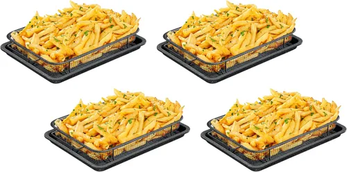 Miniatura 9 de Bakken Swiss - Bandeja para freidora de aire, 2 en 1, antiadherente, de cobre, con malla elevada, ideal para horno, para hornear y alimentos