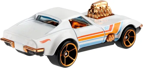 Miniatura 4 de Hot Wheels 2020 Pearl and Chrome 5/6 - '68 Corvette Gas Monkey Garage (blanco)