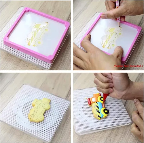 Miniatura 5 de Cortadores de galletas de transporte/vehículos con plantillas de galletas a juego, juego de 16-8 cortadores de galletas y 8 plantillas, incluye