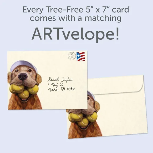 Miniatura 2 de Tree-Free Greetings - Tarjeta de cumpleaños - Diseños artísticos - 1 tarjeta + sobre a juego - Hecho en Estados Unidos - Papel 100% reciclado - 5 x