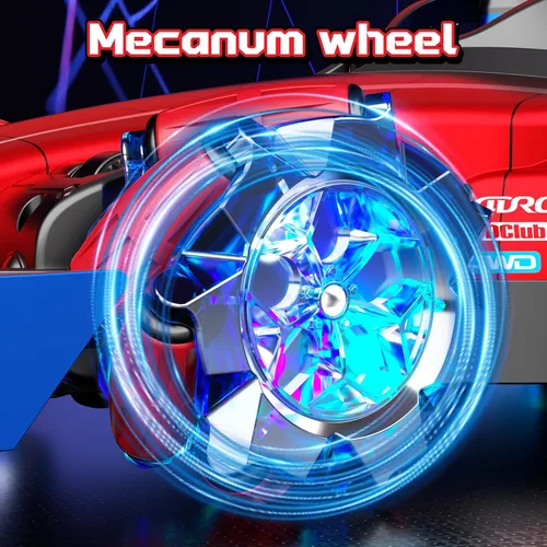 Miniatura 6 de Coches de Control Remoto, Camiones RC de Acrobacias de 2.4GHz para Niños, Niños y Adultos, Camión RC Monstruo 1:12 Todo Terreno con Luz y Música