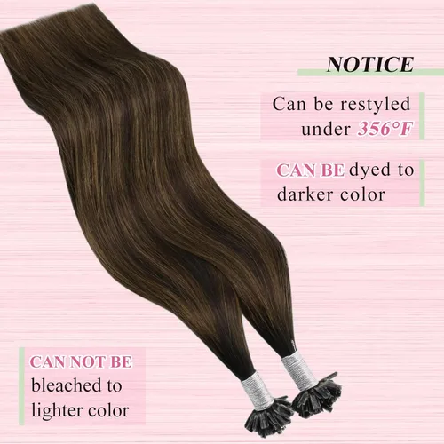 Miniatura 5 de YoungSee Extensiones de Cabello Humano con Cinta Balayage Extensiones de Cabello con Cinta Marrón Oscuro Extensiones de Cabello con Cinta Ombre