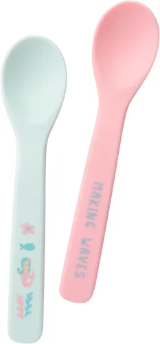 Miniatura 9 de Stephen Joseph Juego de cucharas de silicona para bebés, cucharas de alimentación de primera etapa para bebés, juego de cucharas fomenta